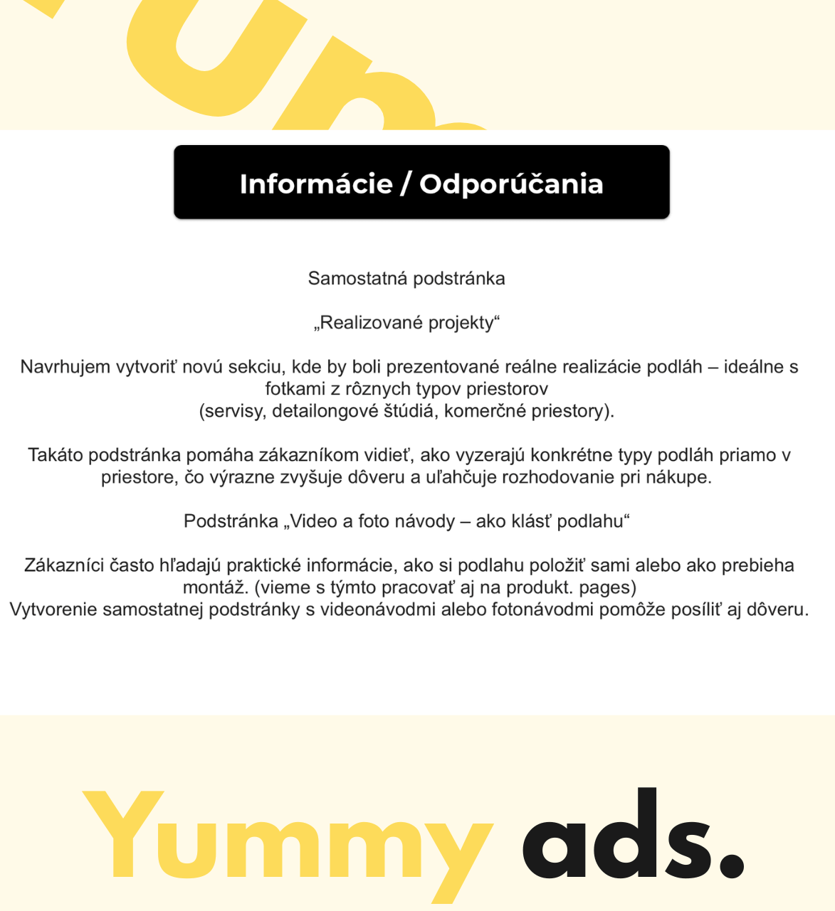 Odporúčania - Yummy ads - 4