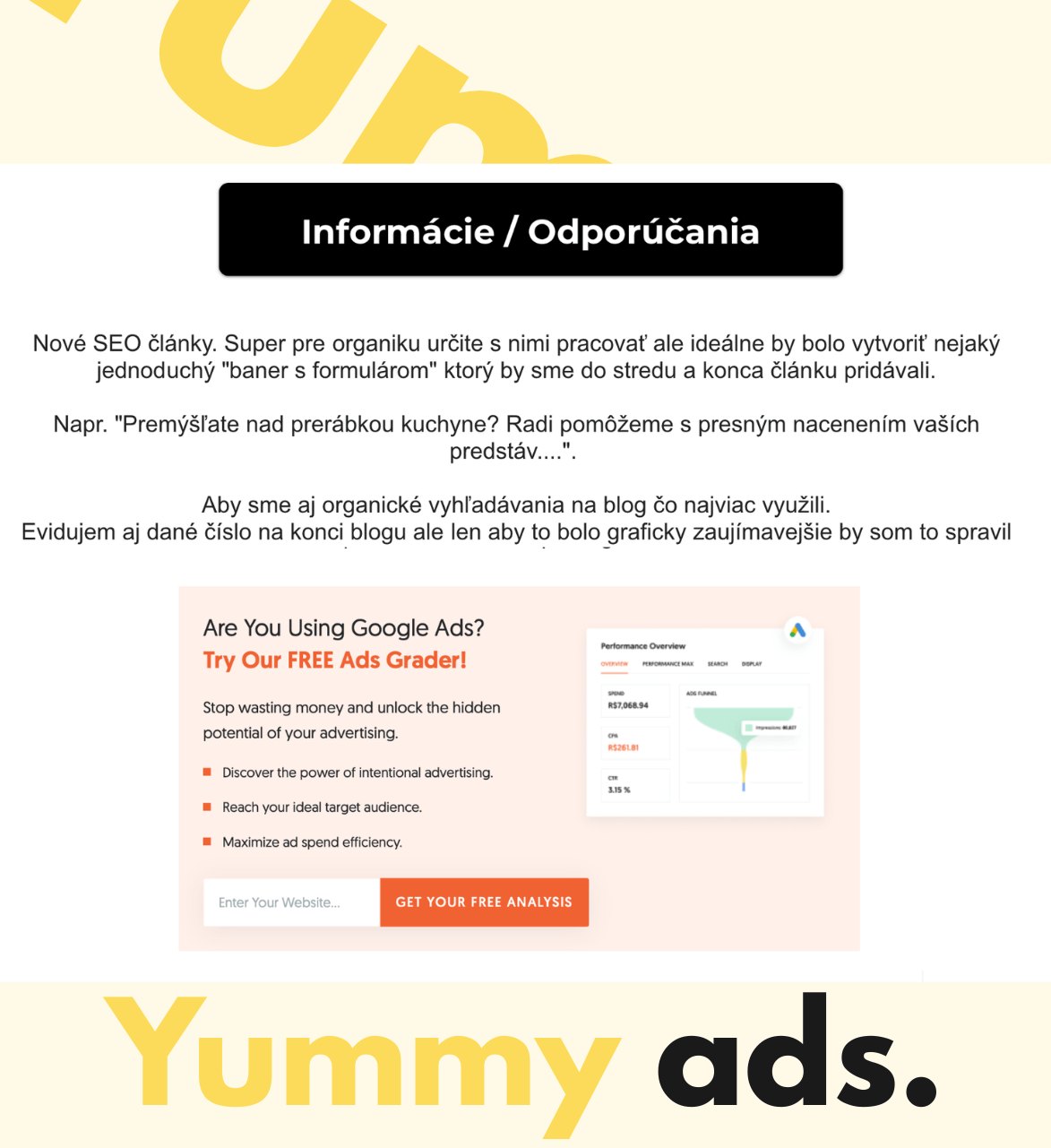 Odporúčania - Yummy ads - 7
