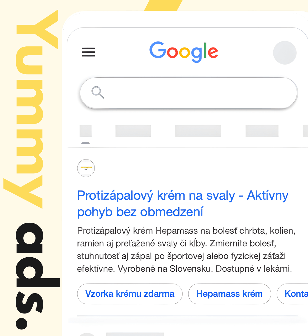 Ukážka reklám - Google PPC - 2