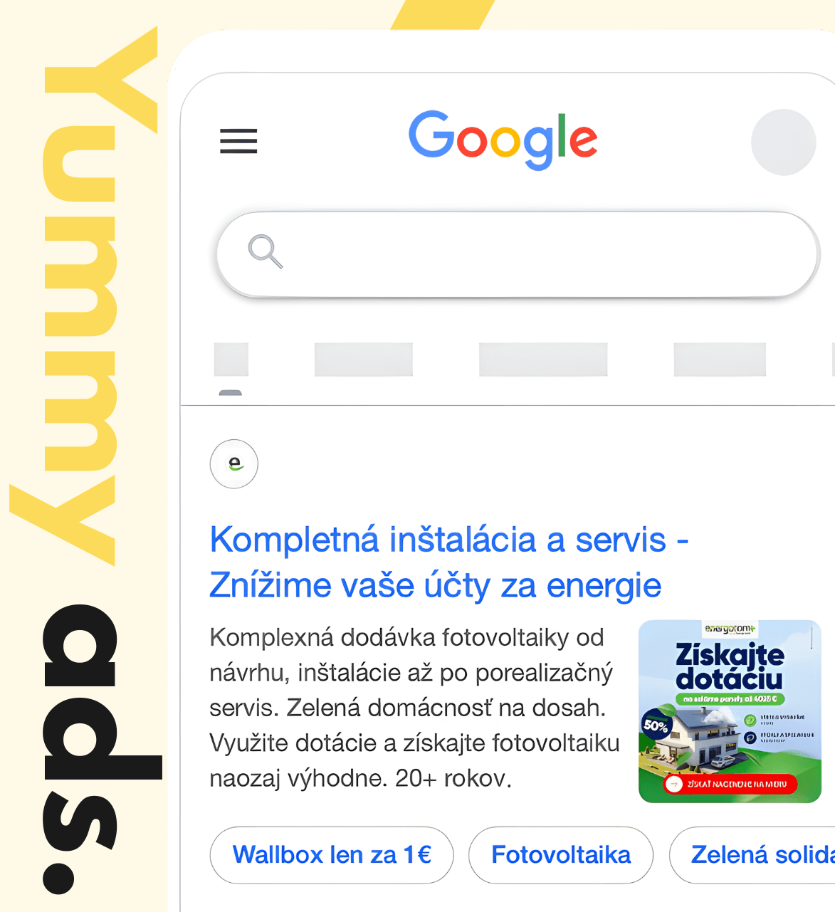 Ukážka reklám - Google PPC - 3